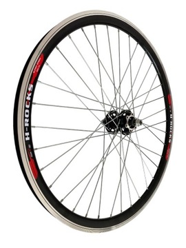 Колесо 26 " передний дисковый тормоз D6 черный овальный BL / BL 31966