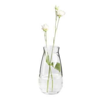 Скляна ваза для квітів 18,5 см прикраса прикраса альтом дизайн