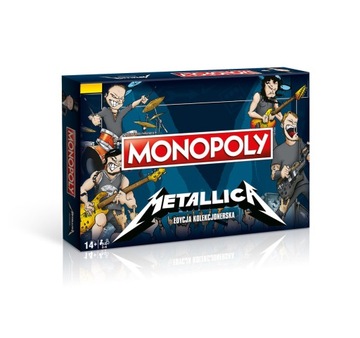 Настольная игра Monopoly Metallica Hasbro коллекционное издание