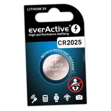 EverActive CR2025 CR 2025 литиевая батарея-1 шт.