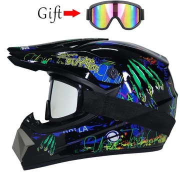 Bestsellers дитячий мотоциклетний шолом ENDURO Quad з окулярами -, L