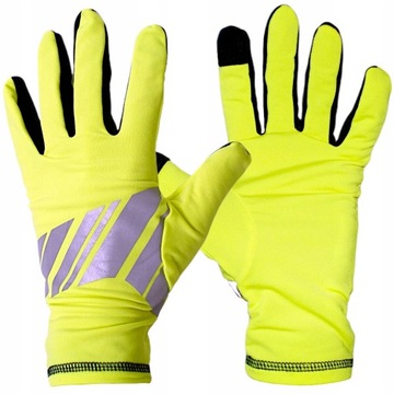 Термоактивні рукавички тактильні відблиски жовтий 9