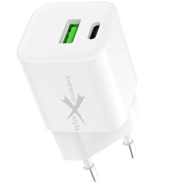 Быстрое двойное зарядное устройство USB-C Type-C + USB GAN EVO PD3.0 QC4. 0 30 Вт