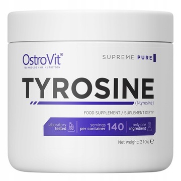 OstroVit Supreme Pure Tyrosine 210 г тирозин 1500 мг чистий натуральний