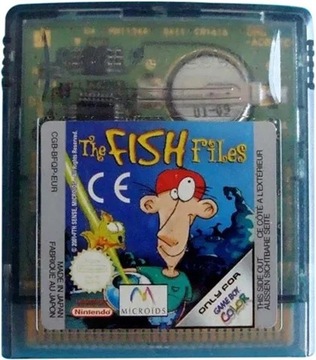 The Fish Files-GAME BOY COLOR GBC-Сем картридж PAL
