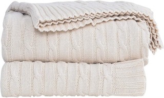 Одеяло плед тесьма свитер чистый хлопок натуральный