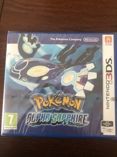 3ds Pokemon Alpha Sapphire ... новый, фольга