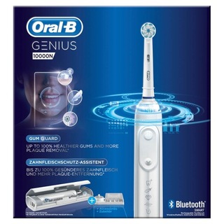 Зубная щетка Oral-B Genius 10000 белый + 4 насадки