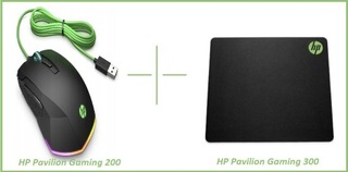 Мышь HP Pavilion Gaming 200 + коврик для мыши