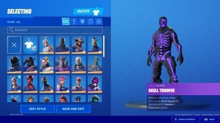 FORTNITE РАХУНОК ЧОРНИЙ ЛИЦАР ФІОЛЕТОВИЙ ЧЕРЕП (PSC)