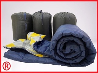 Толстый спальный мешок одеяло коврик 1,5 кг 190x75 + чехол