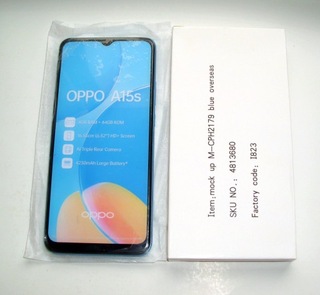 Новый телефон манекен Oppo a15s фольги