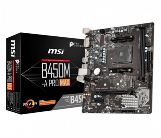 Новая материнская плата MSI B450-A Pro MAX! Шум 3 года 