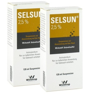 Selsun 2,5% 120мл атопічна лупа псоріаз - 2шт.
