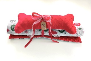 Плед одеяло + подушка собака кость для подарка