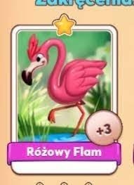 Pink Flam Coin Master Card