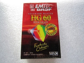 Кассета BASF HG 60 VHS-C тип светочувствительный новый !!!
