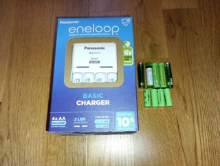 Зарядное устройство ENELOOP BASIC BQ-CC51E + 4X AKU AA + бесплатно