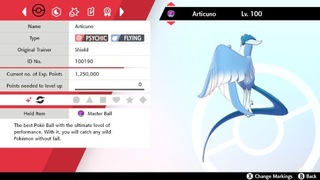 Pokemon Sword / Shild SHINY GALAR ARTICUNO 6IV + MB 