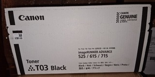 Оригінальний Чорний тонер для Canon T03 2725c001