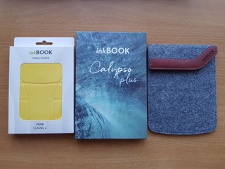 InkBook Calypso Plus желтый + чехол для чтения электронных книг