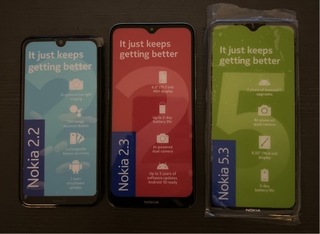 Набор из 3 фиктивных телефонов Nokia