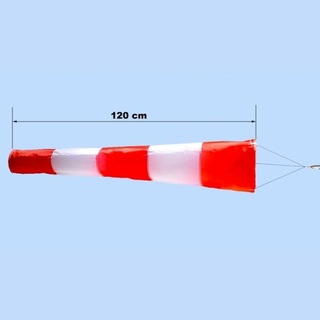 Рукав-индикатор направления ветра 120 см, красный