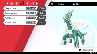 Pokemon Sword / Shild SHINY DIALGA 6IV + MB