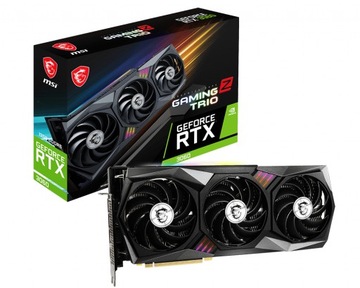 Видеокарта MSI RTX 3060 GAMING с трио 12GB LHR, подставка, коробка