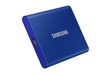 Внешний твердотельный накопитель Samsung T7 2 ТБ USB 3,2 1050/1000 Мбит / с Синий