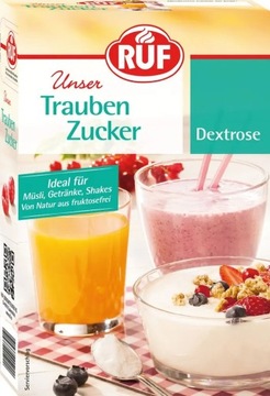 RUF TRAUBENZUCKER DEXTROSE ГЛЮКОЗА 400Г ИЗ ГЕРМАНИИ