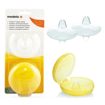 MEDELA накладки контактные накладки для сосков L 2шт