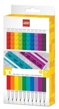 LEGO 53100 гелеві ручки маркери фломастери LEGO Mix кольорів -10 шт. Новий