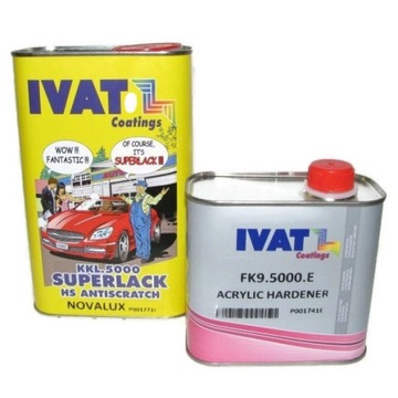 IVAT SUPERLACK HS 2+1 LAKIER ПРОЗРАЧНЫЙ 1,5L КОМПЛЕКТ