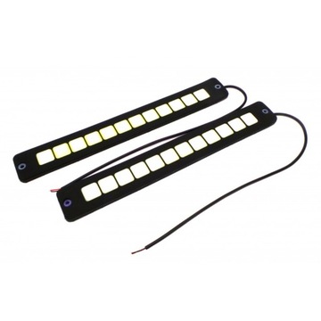 ХОДОВЫЕ ОГНИ ДХО ДНЕВНОЙ ЭЛАСТИЧНОЕ ФАРИ COB LED (СВЕТОДИОД ) 2X1000LM