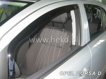 OPEL CORSA D / E 2006-2019R ОБТЕКАТЕЛИ ДВЕРЬ HEKO