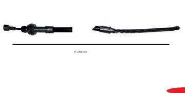 KABEL BREMSEN RECHTE BALKEN LADER TOYOTA 6 FG FD