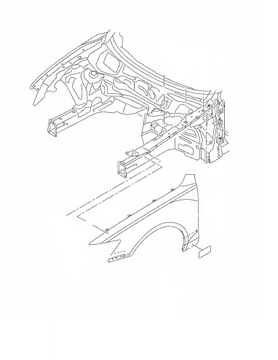 КРЫЛО ПРАВАЯ ПЕРЕД BMW F20 F21