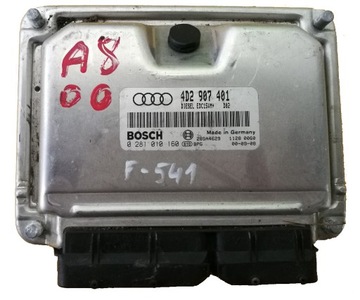 ECU AUDI A8 D2 2.5 TDI 4D2907401 0281010160 DOPIS