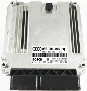 КОМПЬЮТЕР ECU AUDI A6 03G906016HQ 0281012555