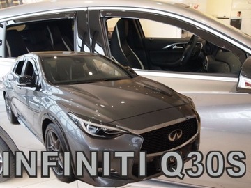 ОБТЕКАТЕЛИ СТЕКЛА INFINITI Q30 S 5D 2015-2019 PRZÓD+TYŁ