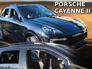 ОБТЕКАТЕЛИ СТЕКЛА PORSCHE CAYENNE II 2010-2017 HEKO