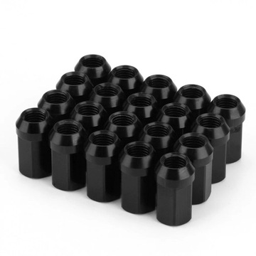 20pcs HEX 17mm M12*1.25 M12*1.5 Lug Nuts Accessories 7075-T6 Aluminu~17303