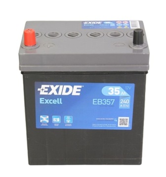 АККУМУЛЯТОР EXIDE EXCELL 35AH 240A EB357 DOSTAWA WYMINA НИКОЛАЕВ