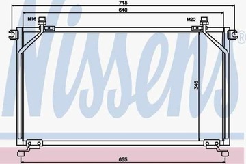 РАДИАТОР КОНДИЦИОНЕРА FORD NISSAN