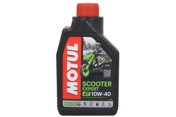 МАСЛО МОТОРНЕ 4T MOTUL SCOOTER EXPERT 10W40 SM JASO MB PÓŁSYNTETYCZNY 1L