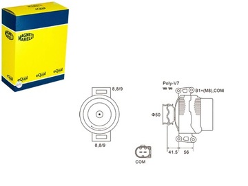 ГЕНЕРАТОР MERCEDES- MAGNETI MARELLI