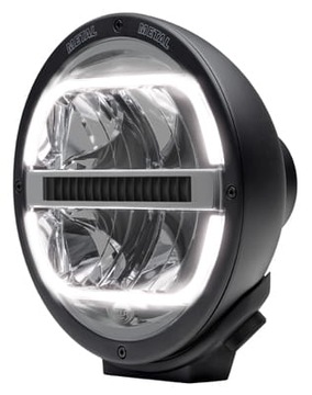 ПРОТИВОТУМАНКА ДАЛЬНЫЕ ФАРА HELLA LUMINATOR МЕТАЛ FULL LED (СВЕТОДИОД ) Z LISTWĄ