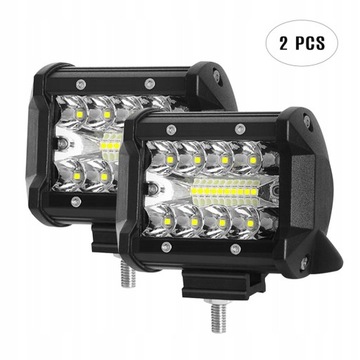 КОМПЛЕКТ 2 X ПРОТИТУМАНКА ФАРА РОБОЧА LED (СВІТЛОДІОД) 200W 12-24V