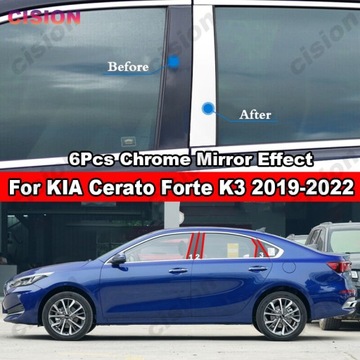 ДЛЯ KIA CERATO FORTE K3 СЕДАН 2019-2022 CHROME ОКНА